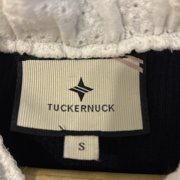 Tuckernuck Navy Rosemary Eyelet Knit Top (S) - Picture 7 of 7